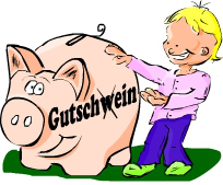 Gutschein anzeigen klicken