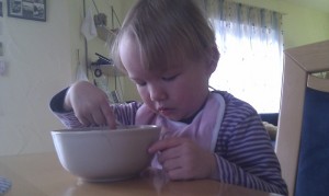 ich esse suppe